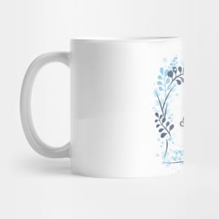 `Tis the Season Blue Mug